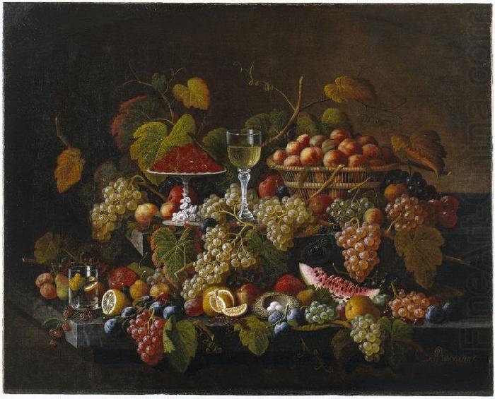 Severin Roesen Still Life with Fruit china oil painting image